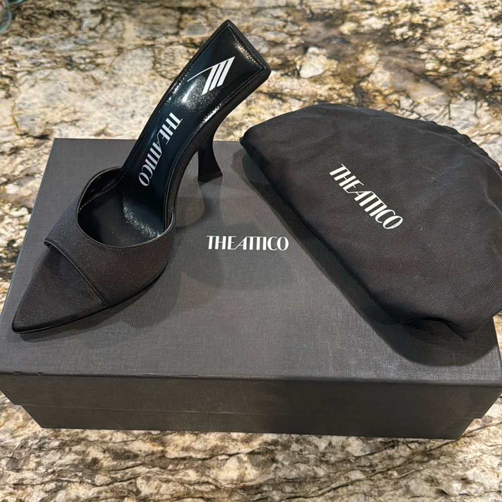 NWT black Ester Mule from The Attico size 36